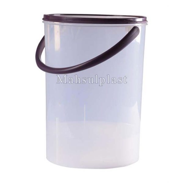 سطل پلاستیکی شفاف 25 لیتری