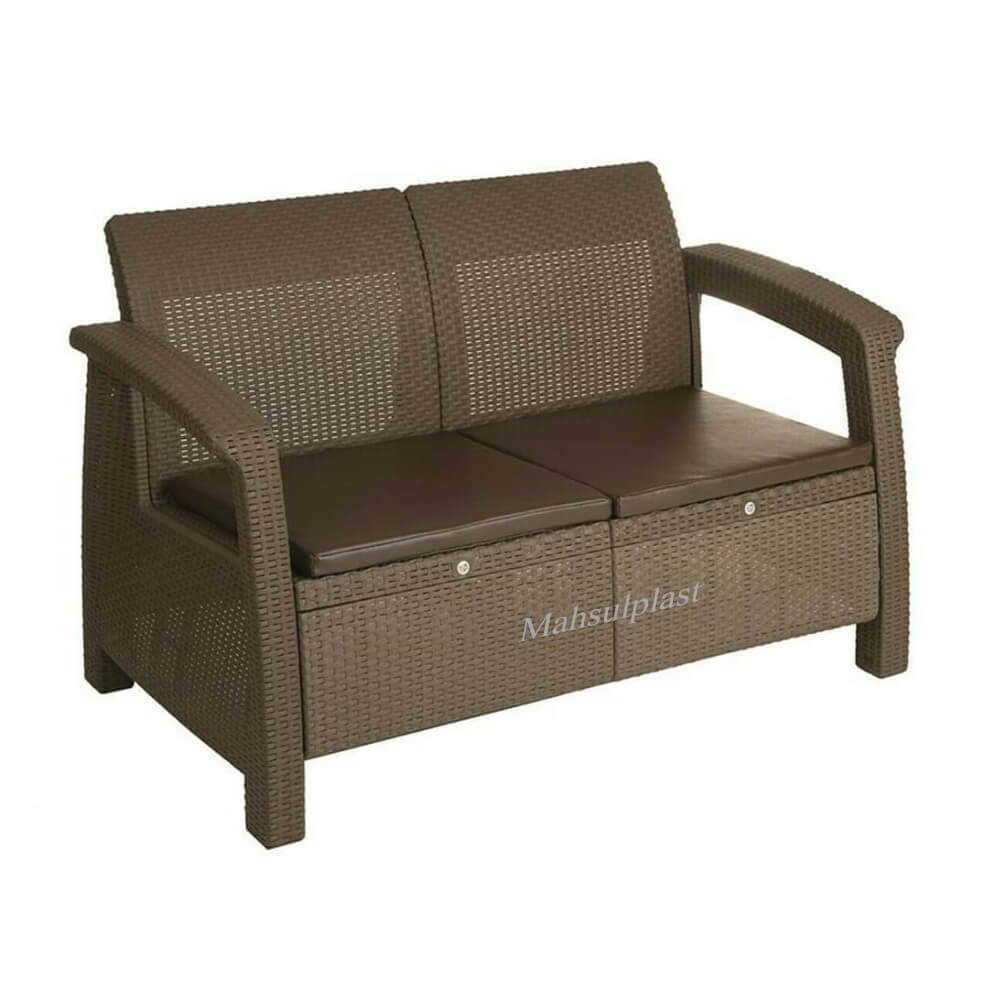 مبل دو نفره حصیر بافت